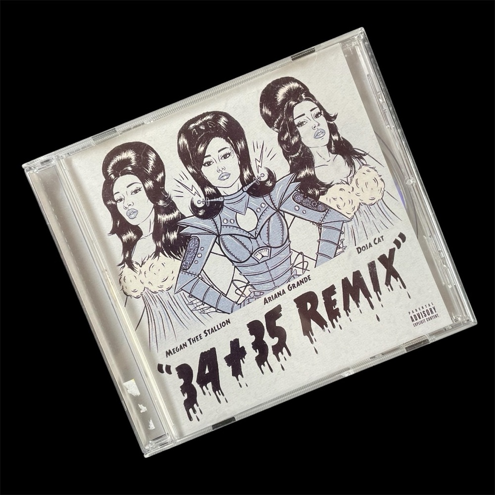 34+35 REMIX Ariana Grande Megan Thee Stallion Doja Cat Single CD Explicit Edited